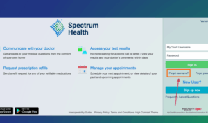 Spectrum Health Patient Portal